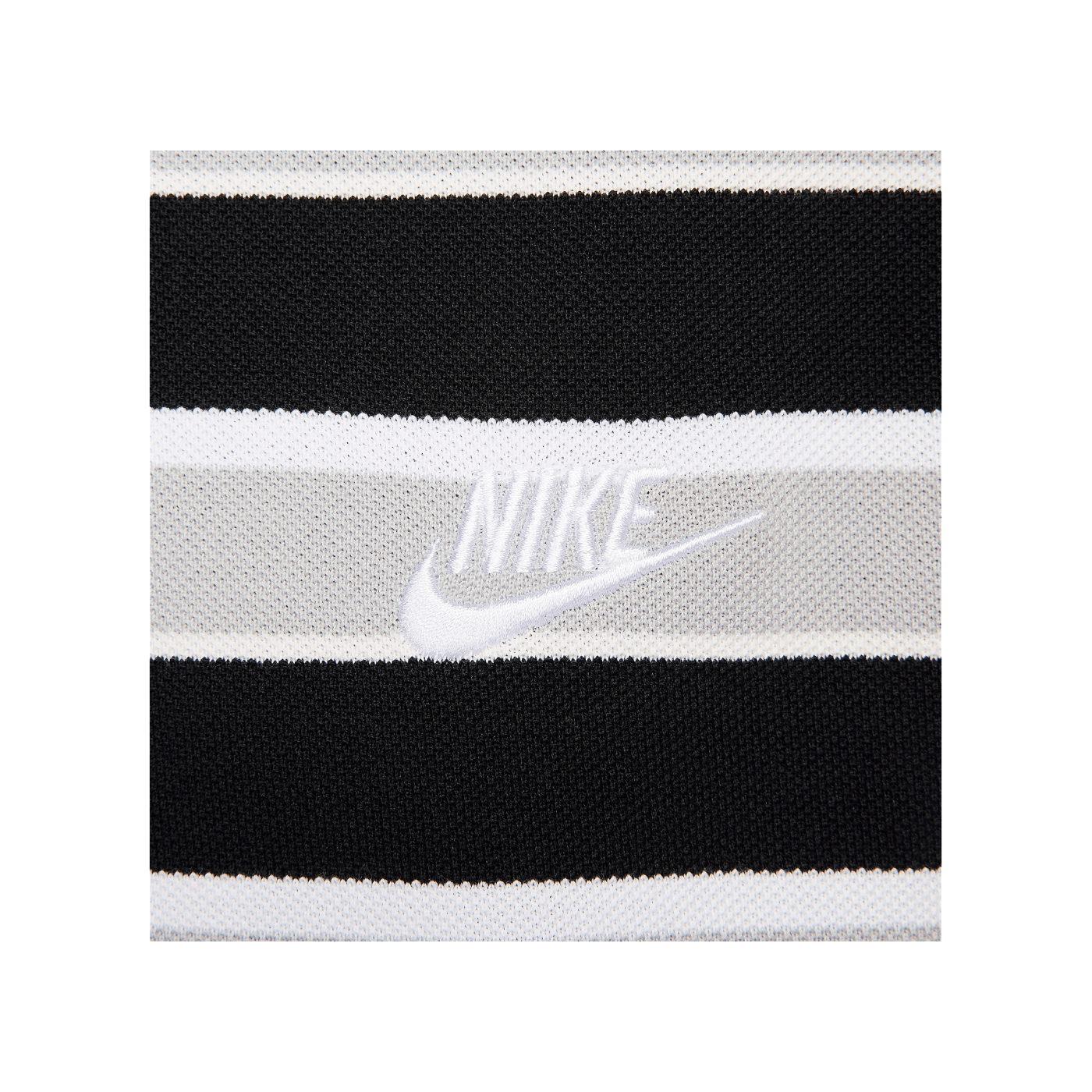 Nike Club Stripe Polo Schwarz F010