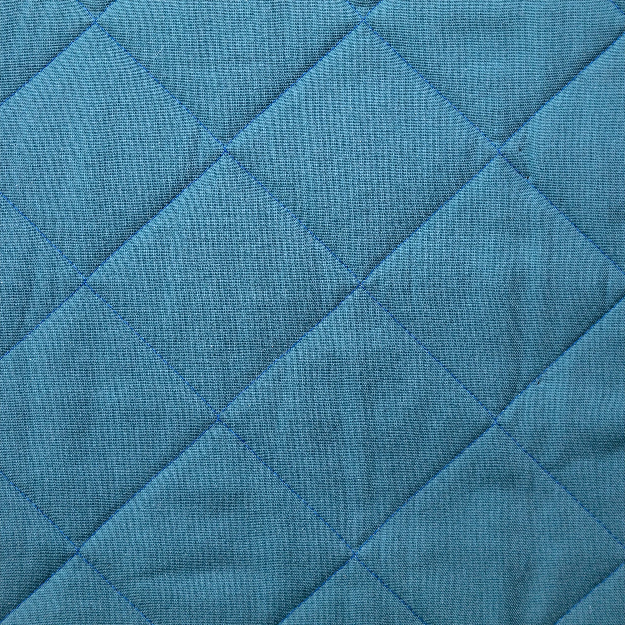 Housse clic-clac standard matelassée coton bachette uni