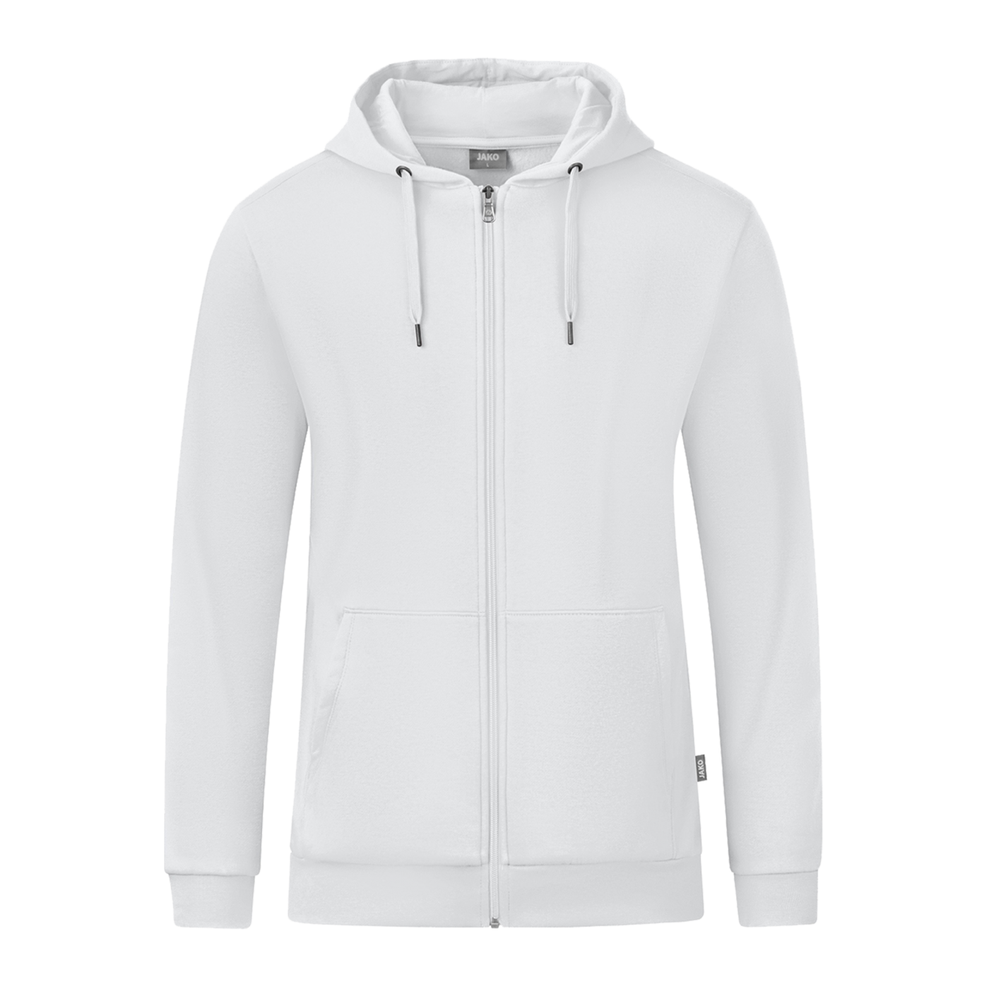 JAKO Organic Kapuzenjacke Weiss F000