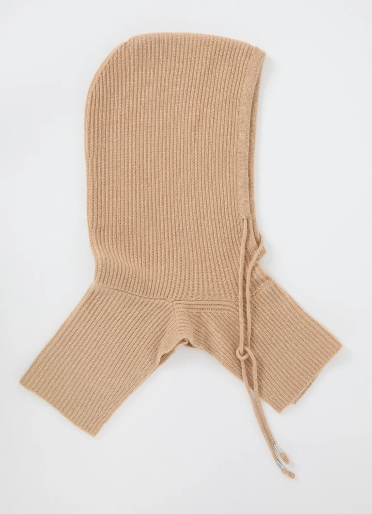 ba&sh Cashmere hooded scarf