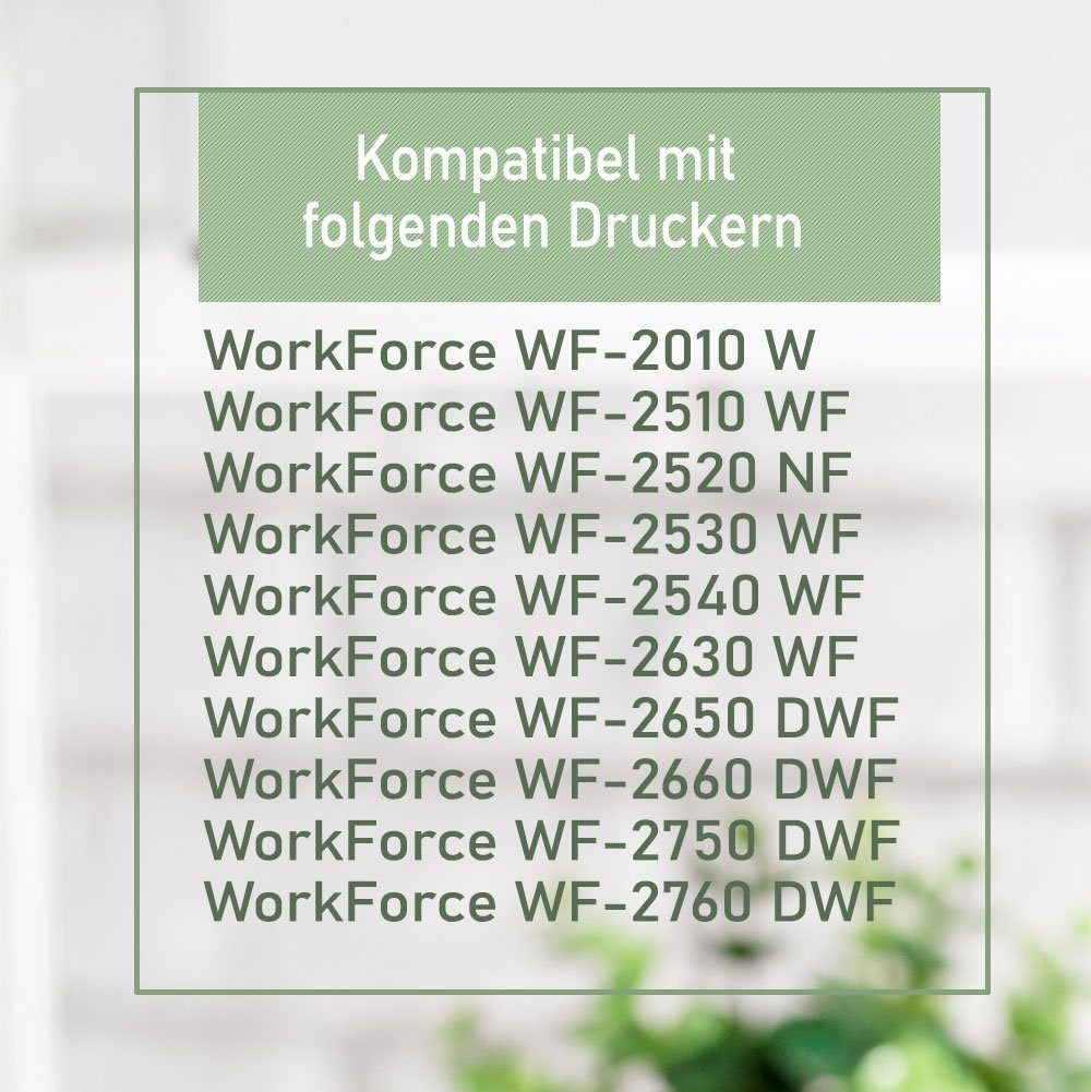 Druckerparadies 20er Multipack für Epson 16XL Tintenpatronen Set Tintenpatrone (20-tlg., WF2010 WF2510 WF2520 WF2530 WF2540 WF2630 WF2650 WF2660 WF2750 WF2760)