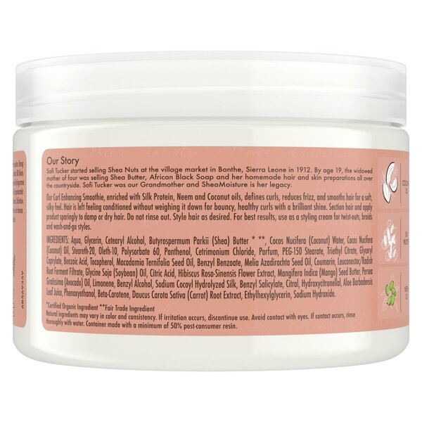 SheaMoisture kookos- ja hibiskuskiharoita vahvistava smoothie 326ml
