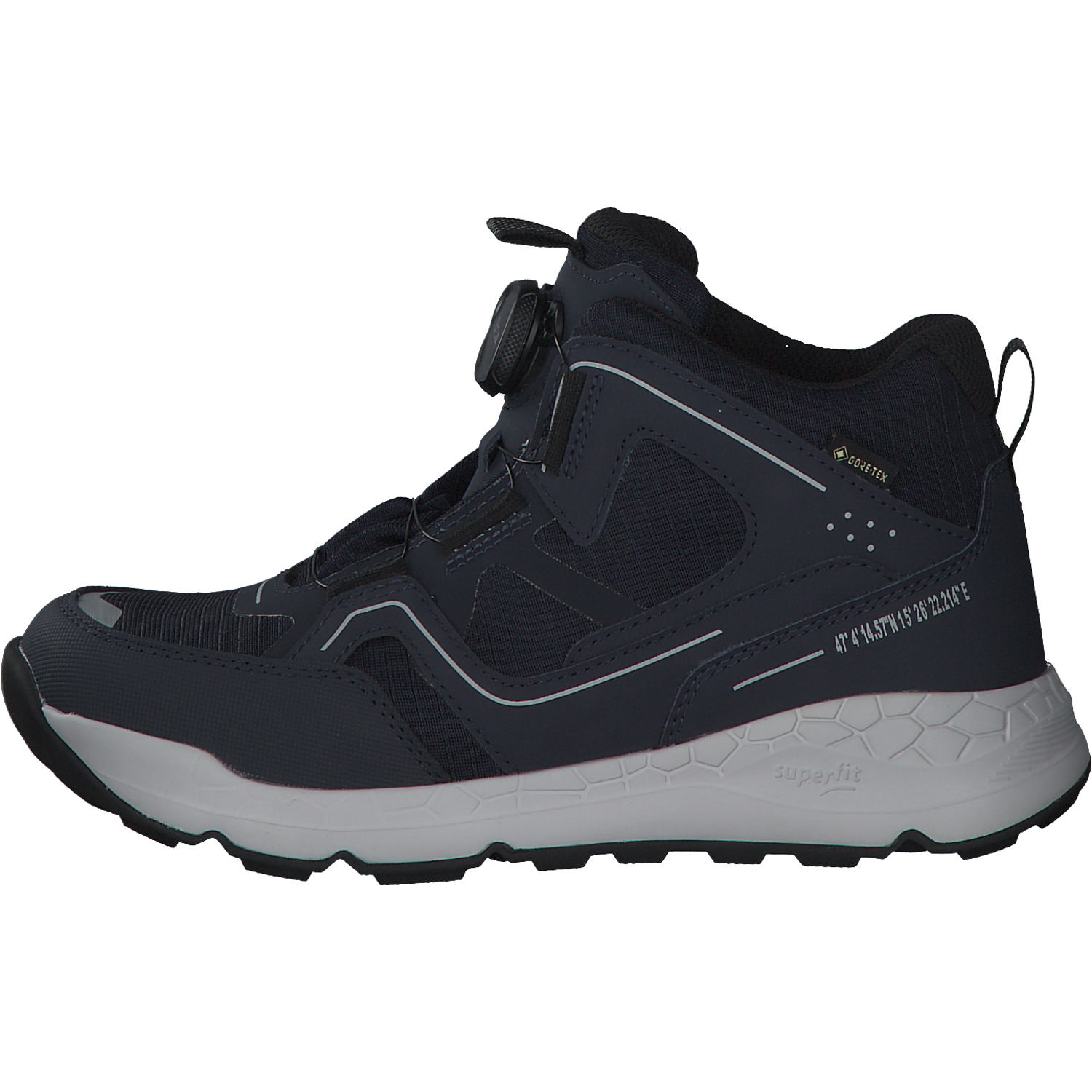 Superfit FREE RIDE 00552, Stiefel (Kinder), Kinder, Blau/Schwarz