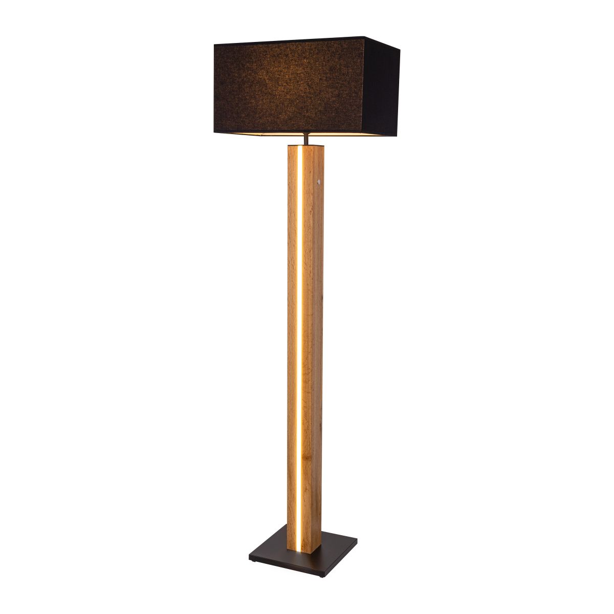 1-flg LED Stehleuchte Yaren Schwarz