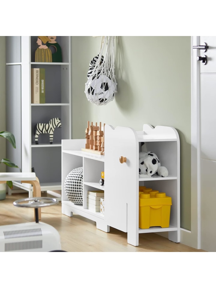 SoBuy Kinderregal in Weiß - (B)110 x (H)60 x (T)25cm günstig kaufen onesize