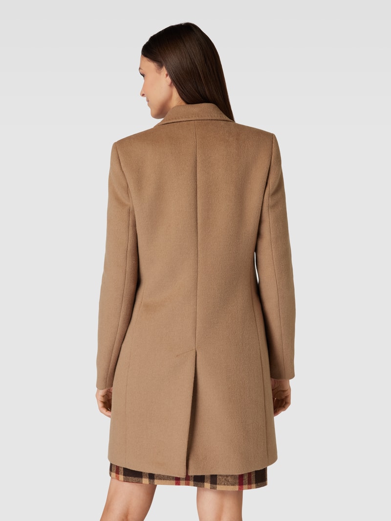 Mantel mit Reverskragen in camel