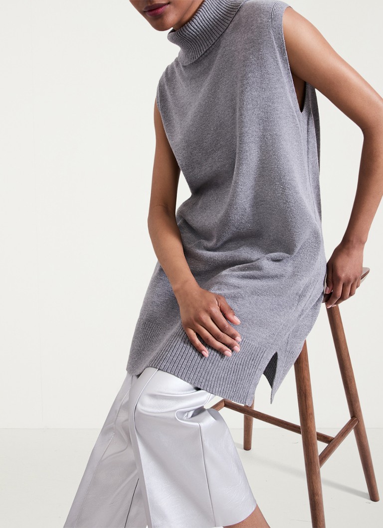 Rochie Phase Eight Mila din tricot fin cu decolteu înalt