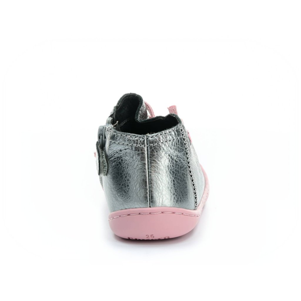 Camper Peu Cami Alu Meteor (K900131-019 First Walkers) silberne Mid Cut Barfußschuhe