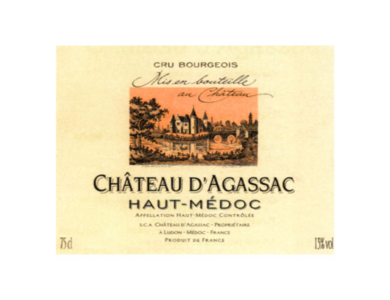 Château D'Agassac Rouge 2005 Bordeaux Haut-Médoc