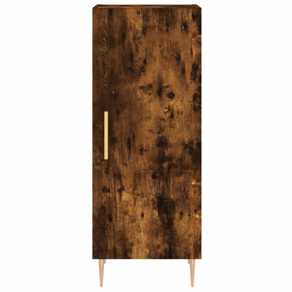 vidaXL Sideboard Sideboard Räuchereiche 34,5x34x90 cm Holzwerkstoff (1 St)