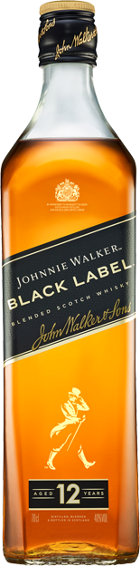 Johnnie Walker Black Label 12 Jahre Blended Scotch Whisky 70cl
