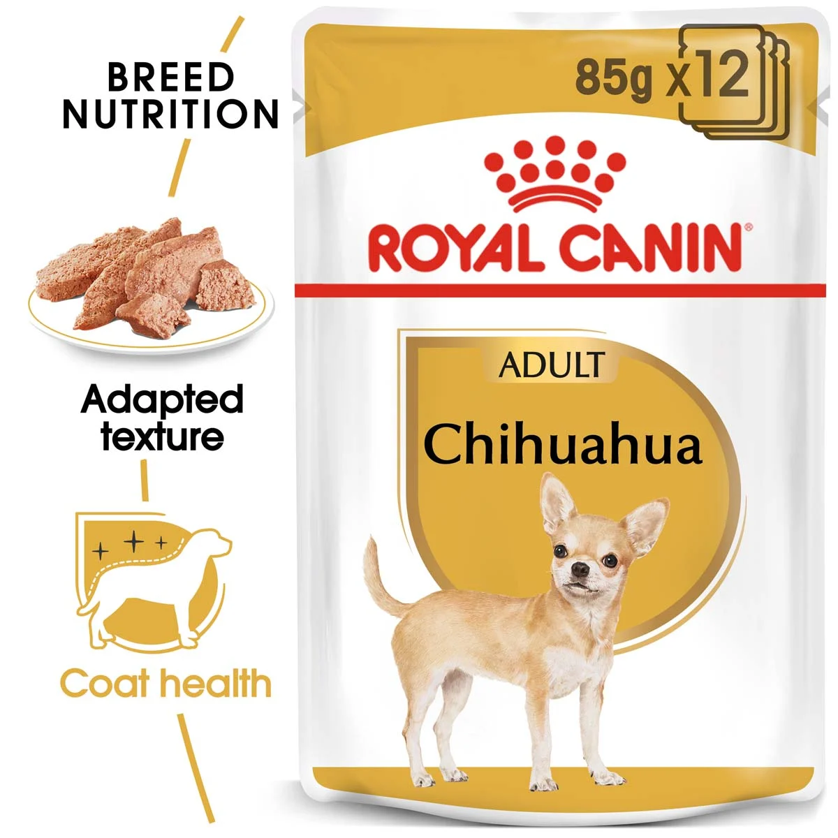 ROYAL CANIN Chihuahua Adult Hundefutter nass 12x85g bei ZooRoyal