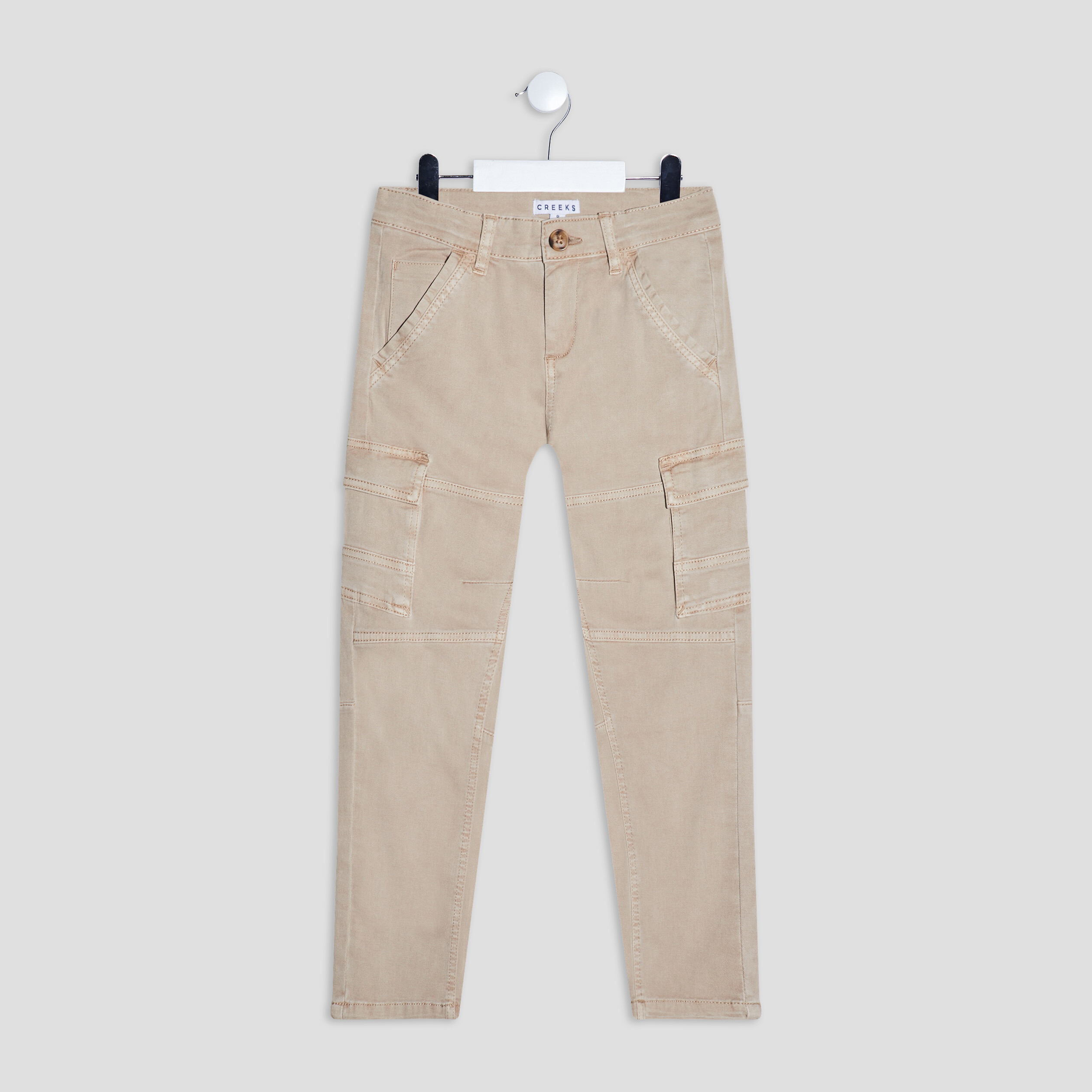 Pantalon cargo Creeks sable garçon | La Halle