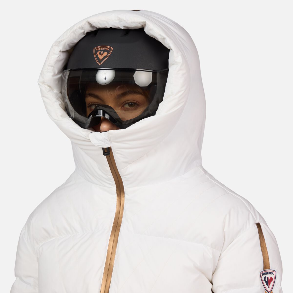 Damen-Daunenskijacke im Bomber-Stil Ventina