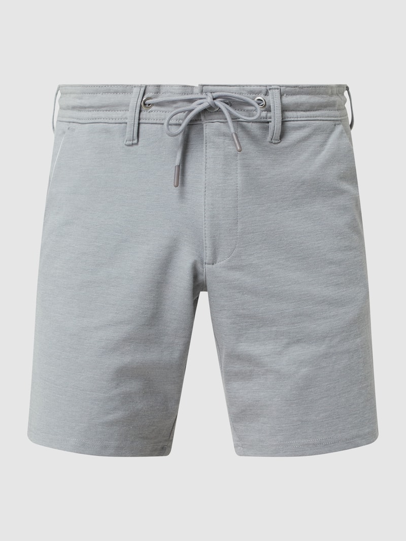 Slim Fit Chino-Shorts mit Stretch-Anteil in hellgrau