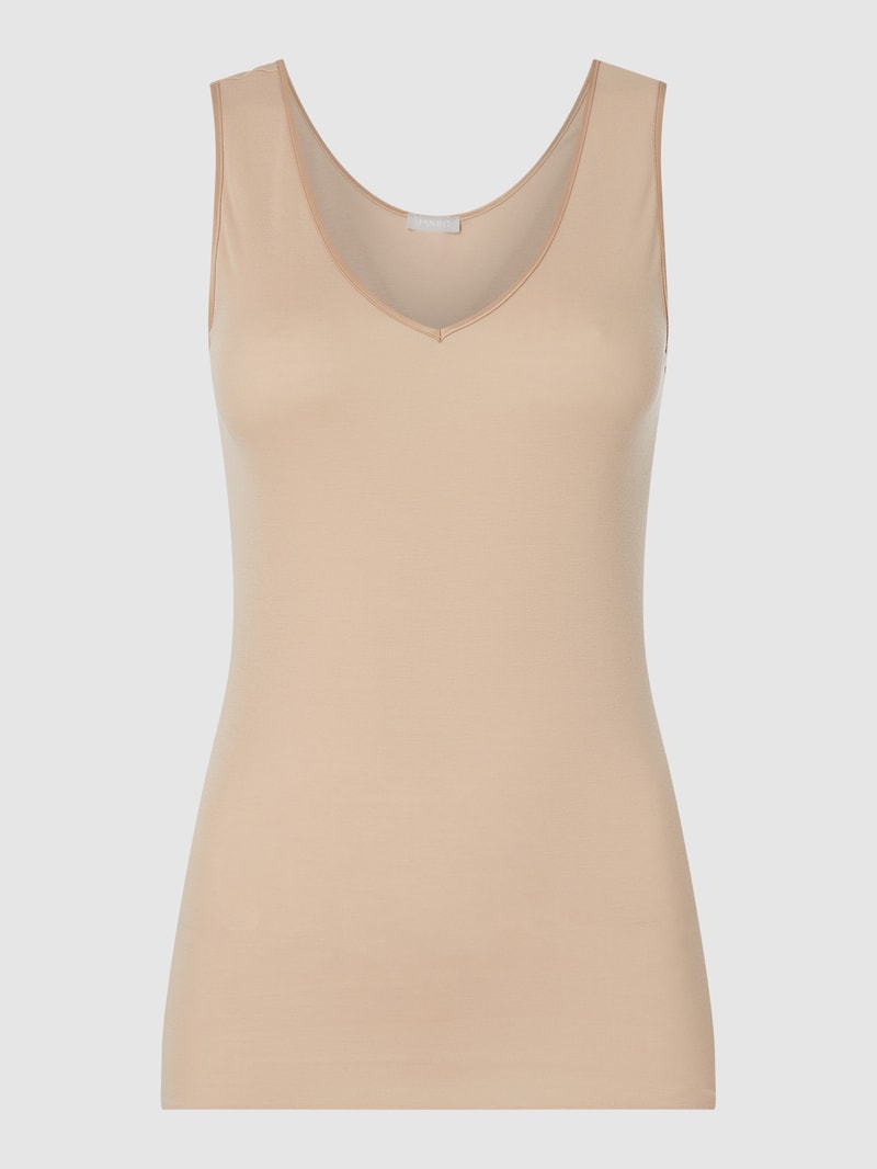 Unterhemd aus Baumwolle - nahtlos Modell Cotton Seamless in beige