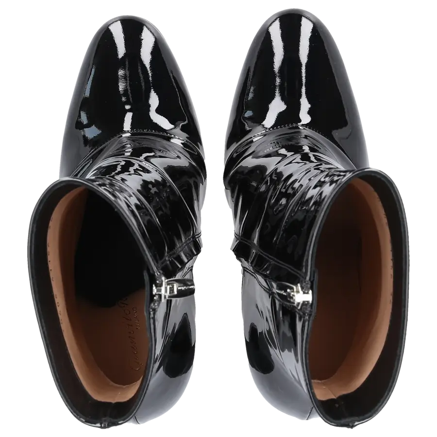 Gianvito Rossi - Stiefeletten Lackleder - schwarz