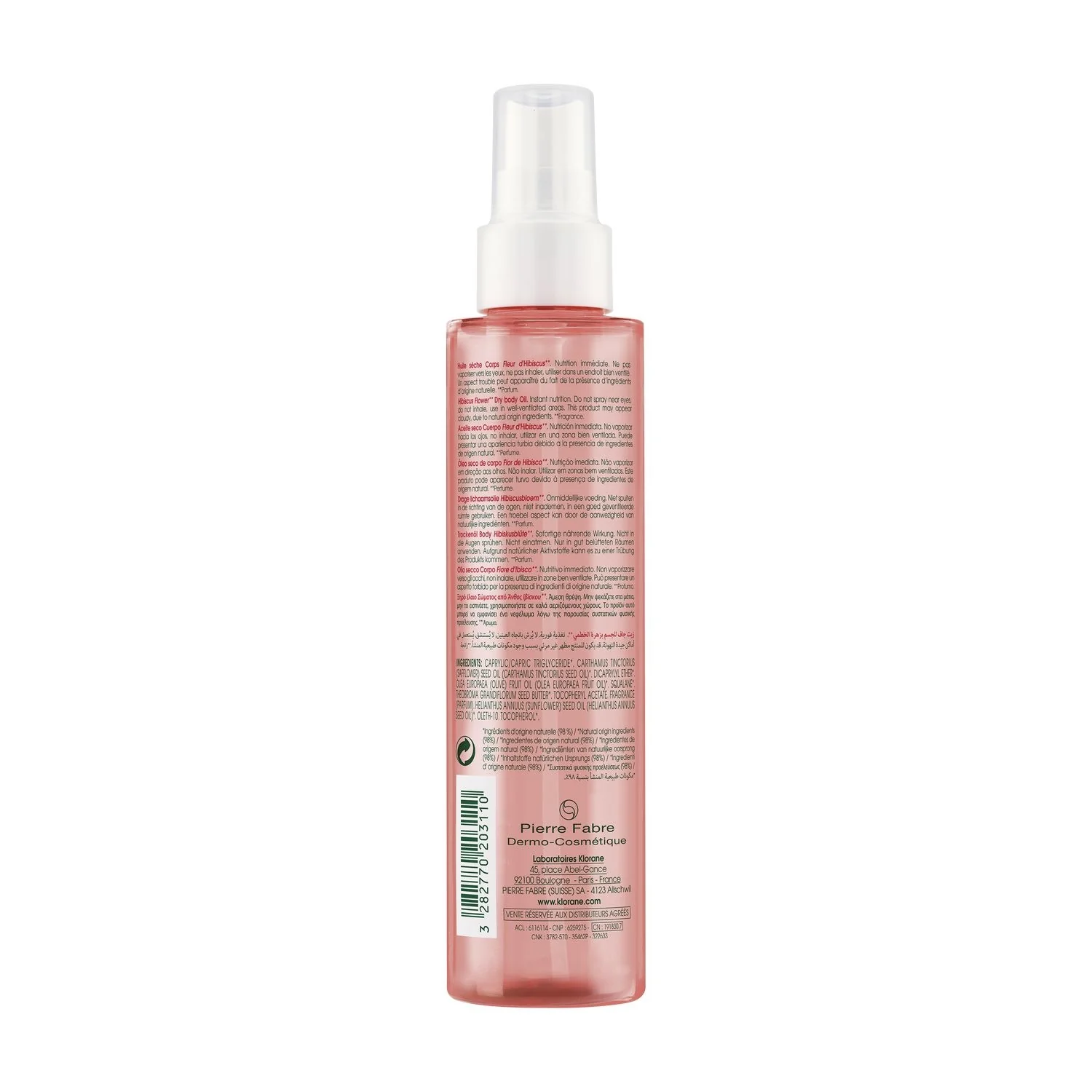 Hidratantno i hranjivo suho ulje za tijelo s cvijetom hibiskusa - Ulje za tijelo