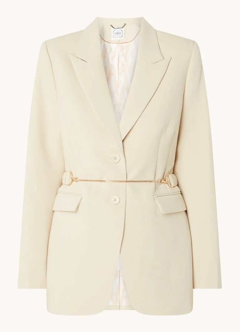 Aaiko Amilla blazer with flap pockets and belt