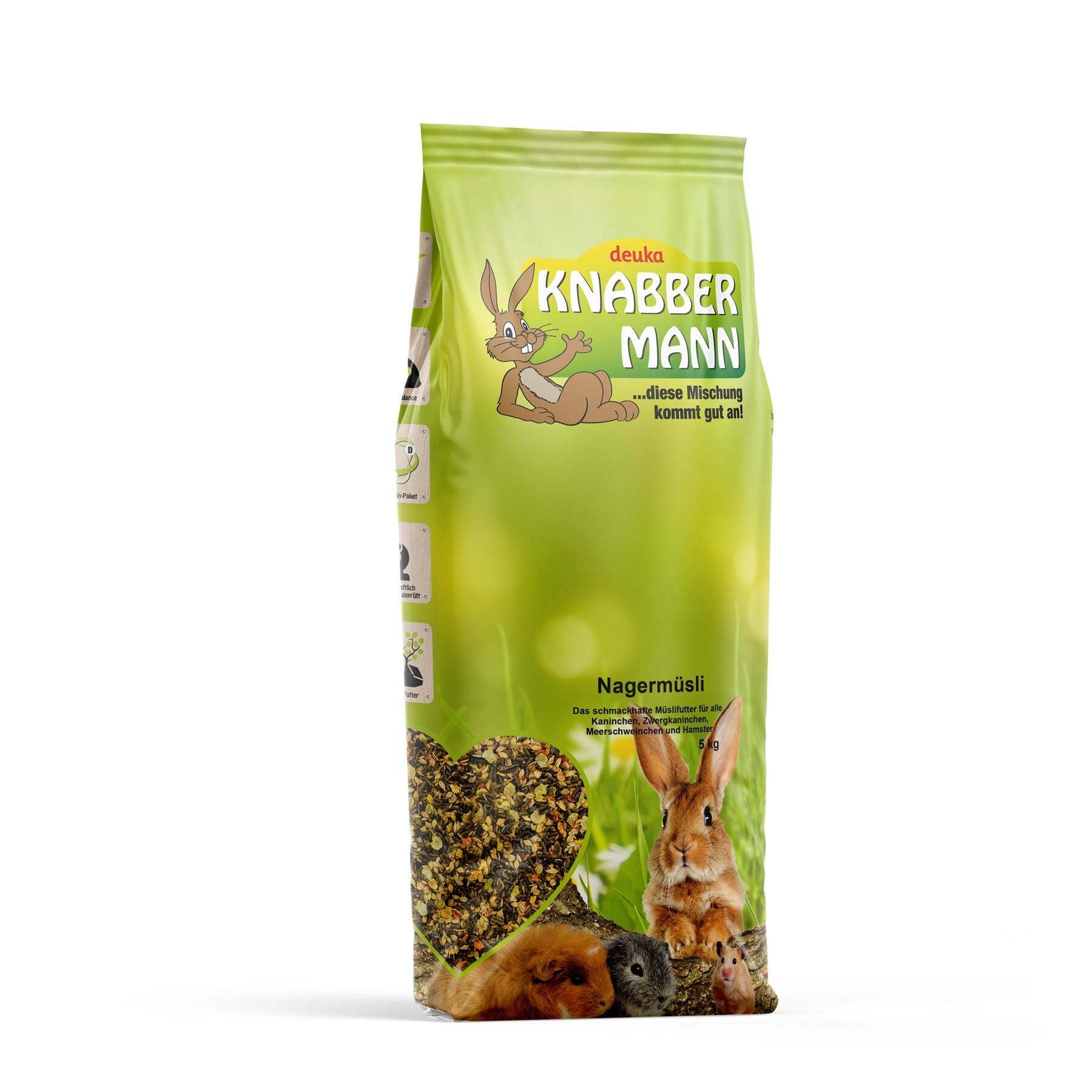 Knabbermann Hauptfutter Knabbermann Nagermüsli 5 kg