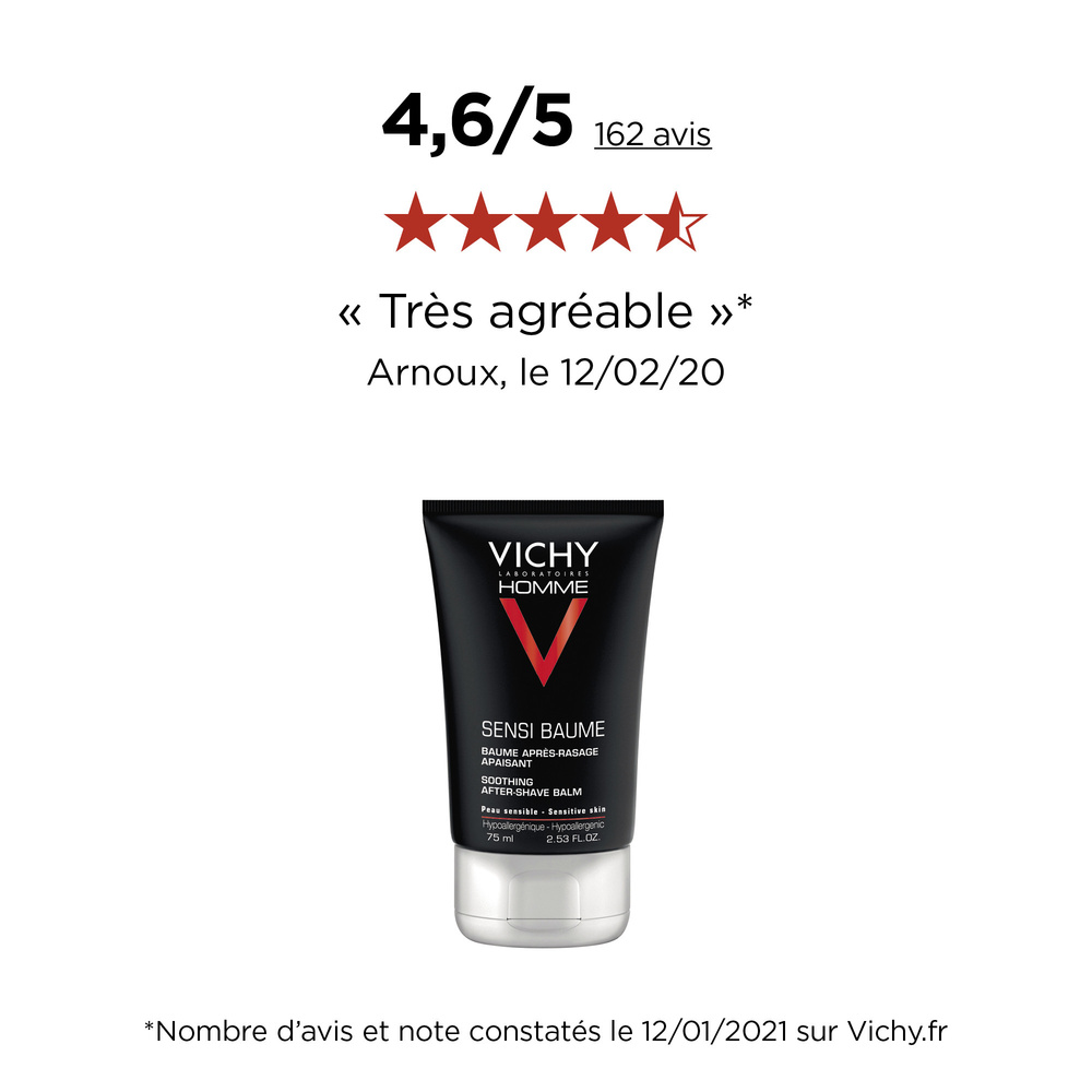 Vichy Sensi Baume après-rasage apaisant Creme