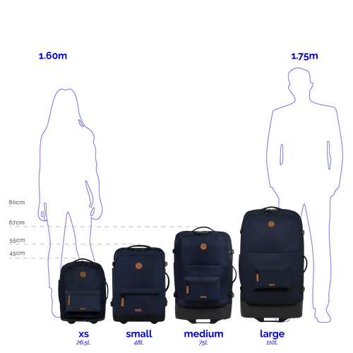 Berlin medium 2-wheel soft suitcase, black
