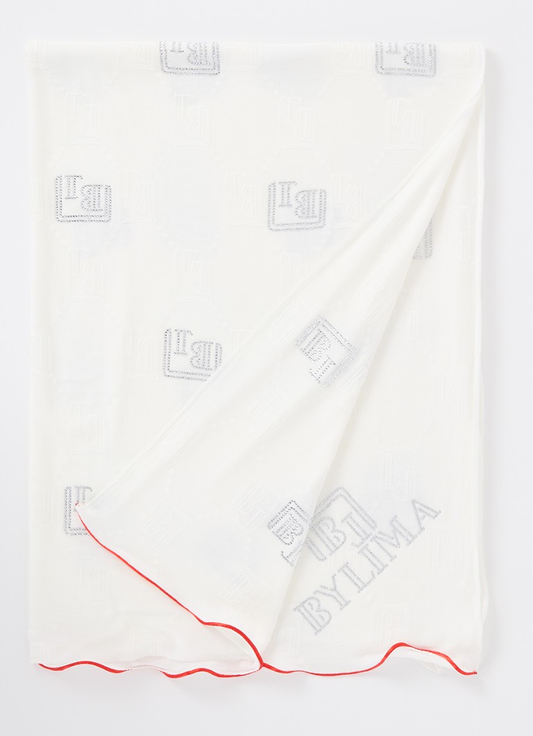 BYLIMA Šal od kamena sa cirkonima 200 x 75 cm