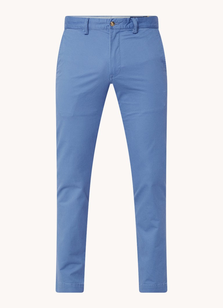 Pantaloni chino elastici cu talie medie Ralph Lauren