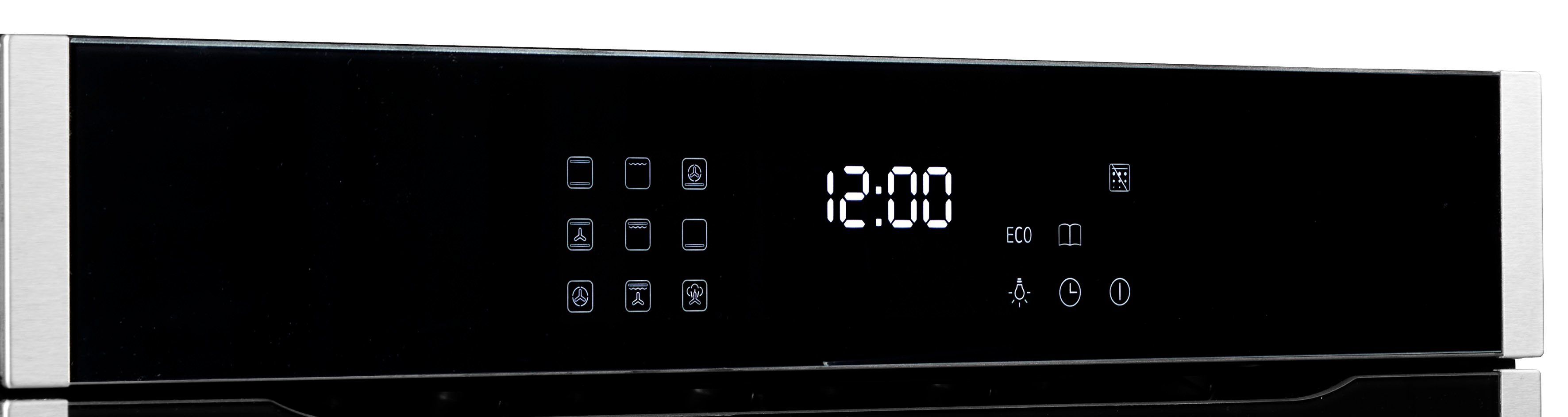 Amica Einbaubackofen EBPX 946 700 E, mit Teleskopauszug nachrüstbar, Steam Clean, Pyrolyse-Selbstreinigung, XXL-Garraum
