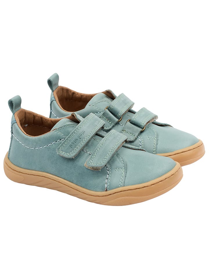 POM POM Leder-Barfußschuhe in Blau günstig kaufen