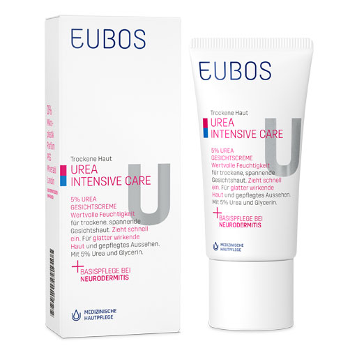 EUBOS TROCKENE Haut Urea 5% Gesichtscreme  50 ml  Creme