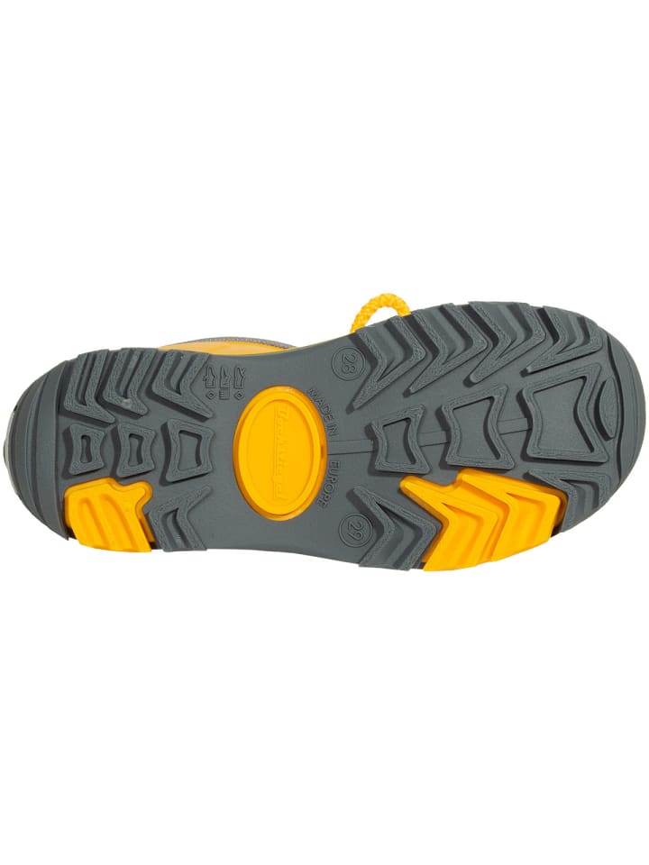 Bockstiegel Kinderstiefel Bente in gelb/dunkelgrau günstig kaufen