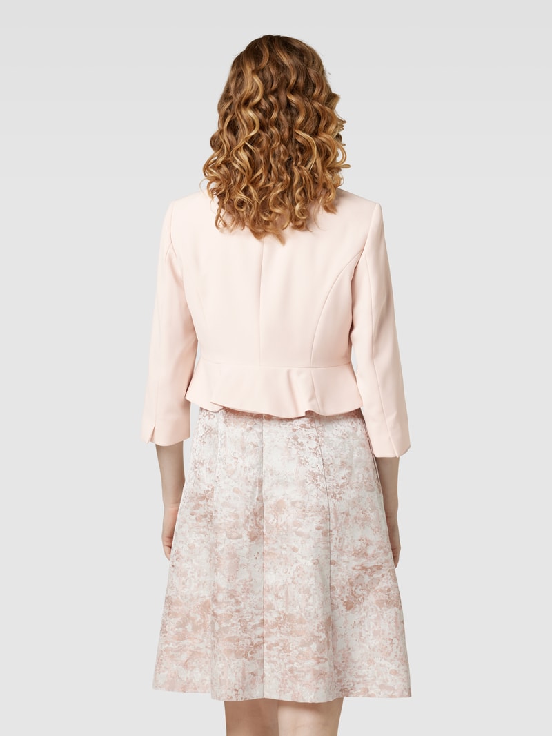 Cocktailjacke mit Schößchen in rosa meliert
