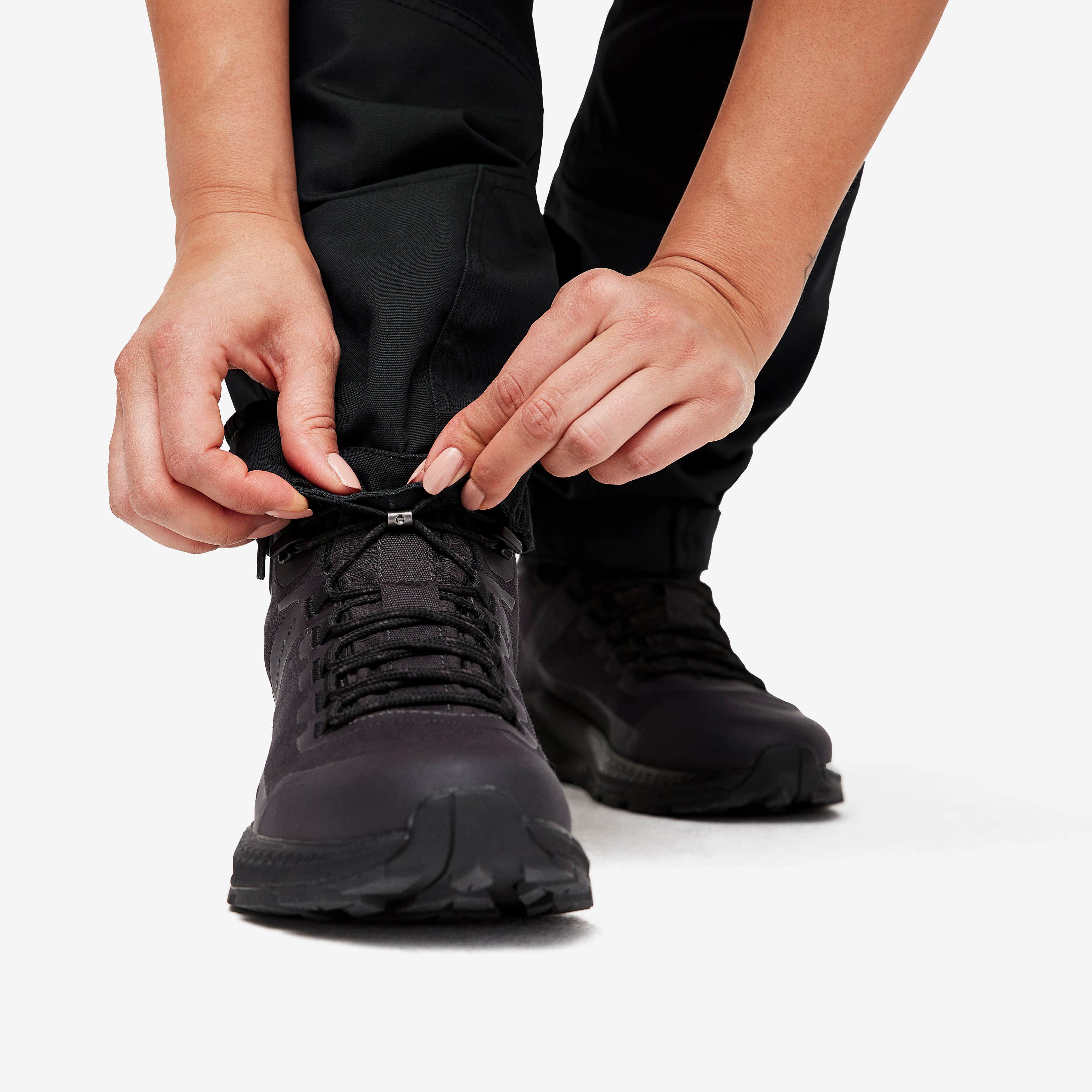 Nordwand Pro Pants Femme Charcoal Black/Porcelain