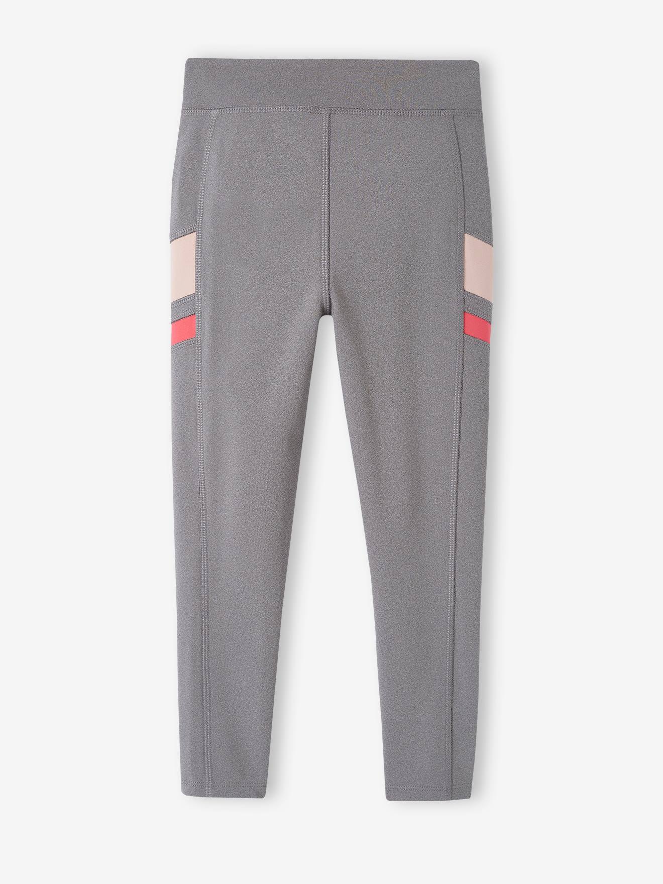 Vertbaudet Mädchen Sportleggings - grau meliert