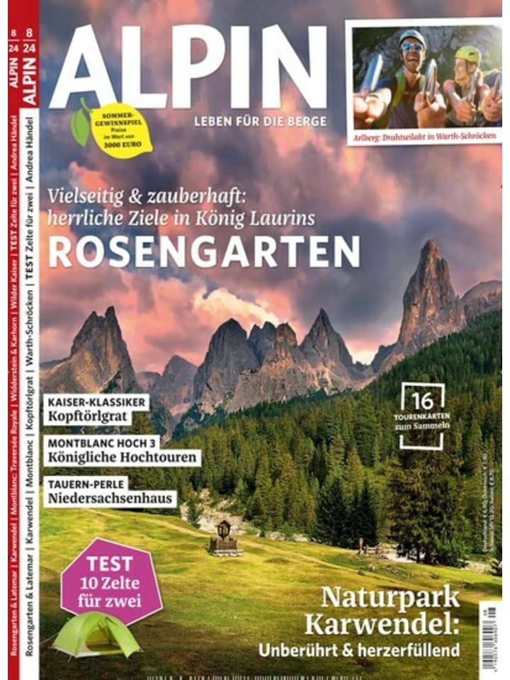 Hubert Burda Media 12 x ALPIN Zeitschrift (Gutschein für Jahres Abo) günstig kaufen onesize