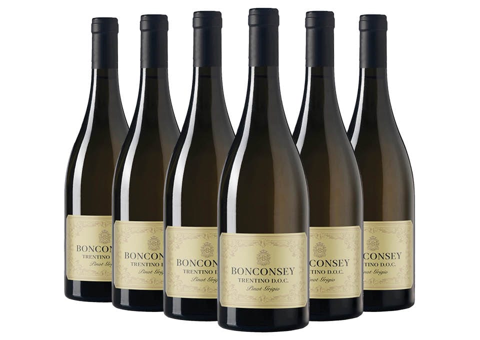 Trentino DOC Pinot Grigio 2021 Bonconsey 6 bouteilles de 0,75 ℓ