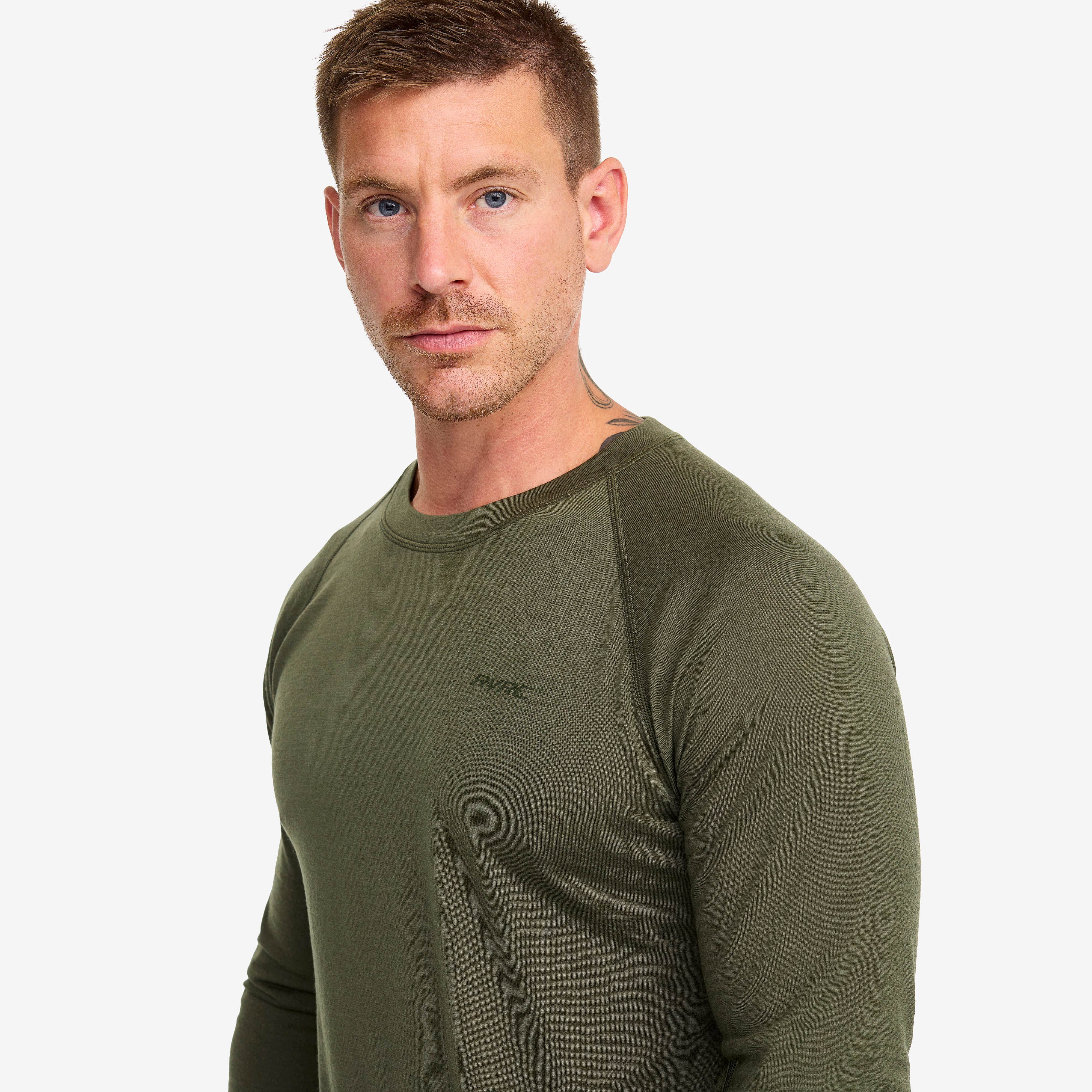 Mount Merino Long Sleeve Top Homme Grape Leaf