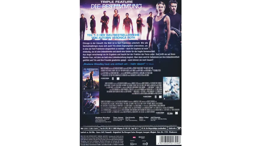 Die Bestimmung - Triple Feature  [3 DVDs]
