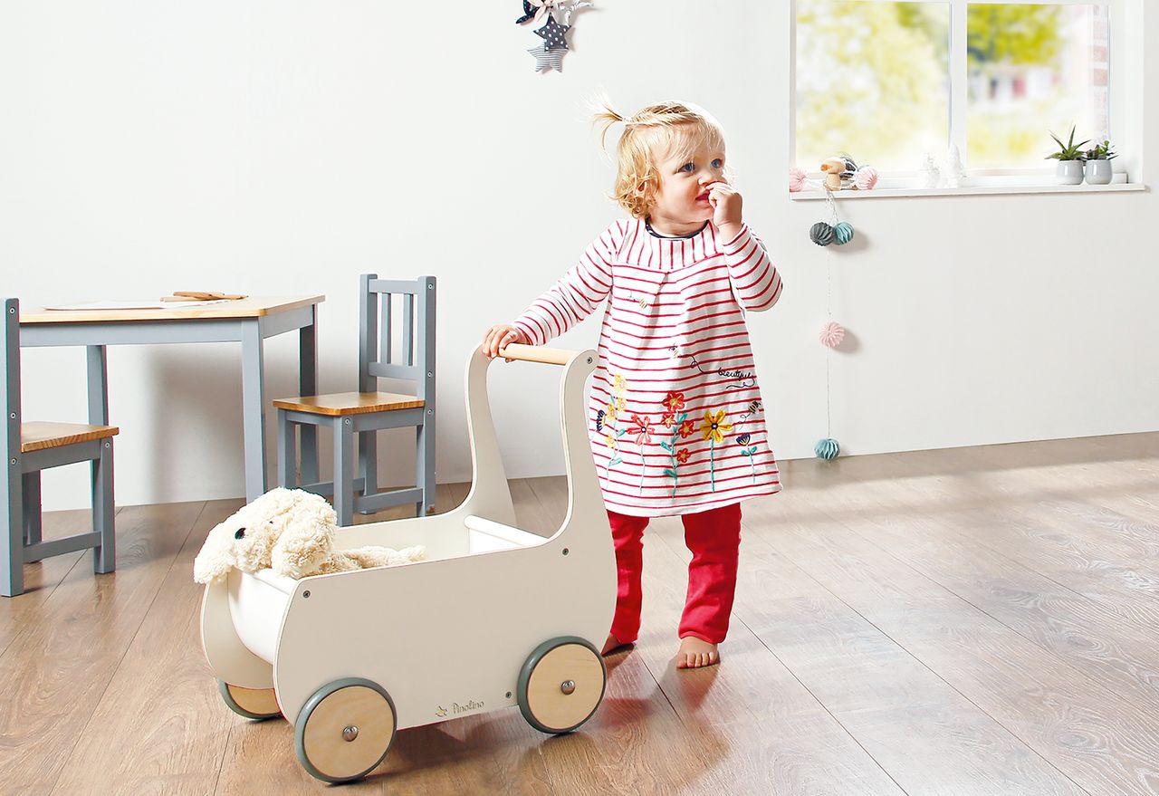 Pinolino Kinderträume Pinolino Puppenwagen Mette weiß