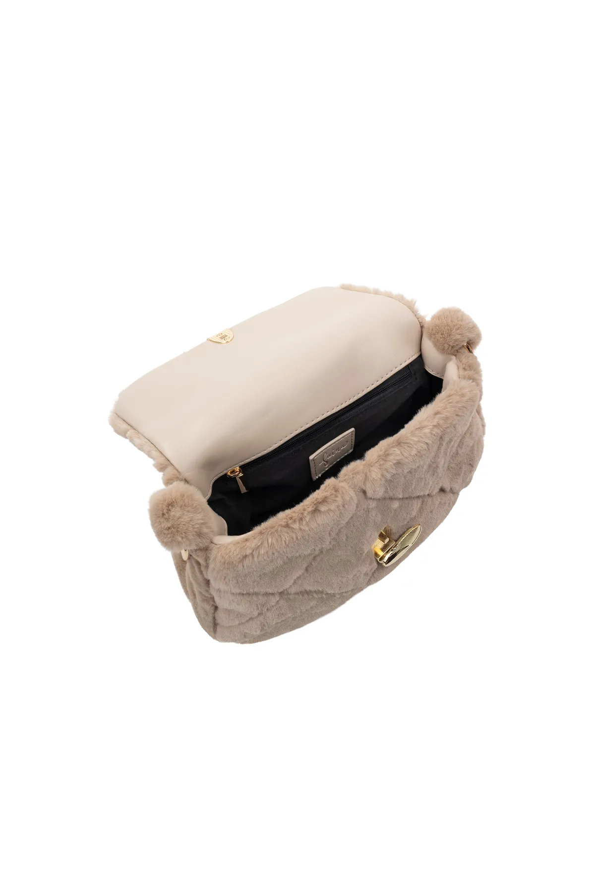 Faina  Schultertasche aus Kunstfell Zitha