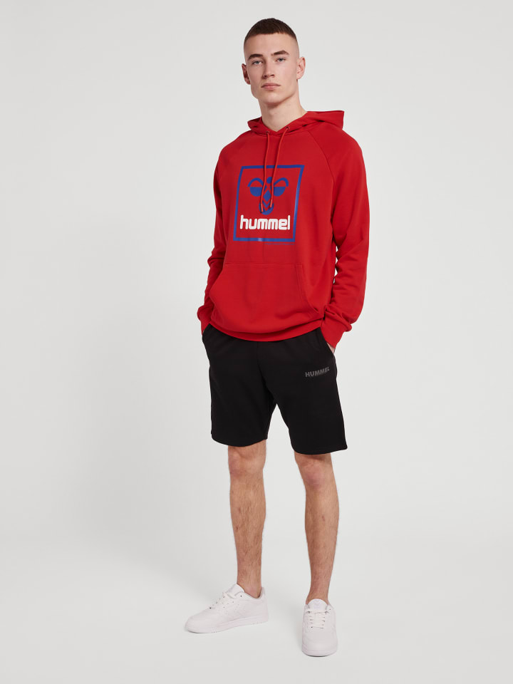Hummel Hummel Verstellbare Taille Kapuzenpullover Raglanärmel Hmlisam Herren in BARBADOS CHERRY günstig kaufen