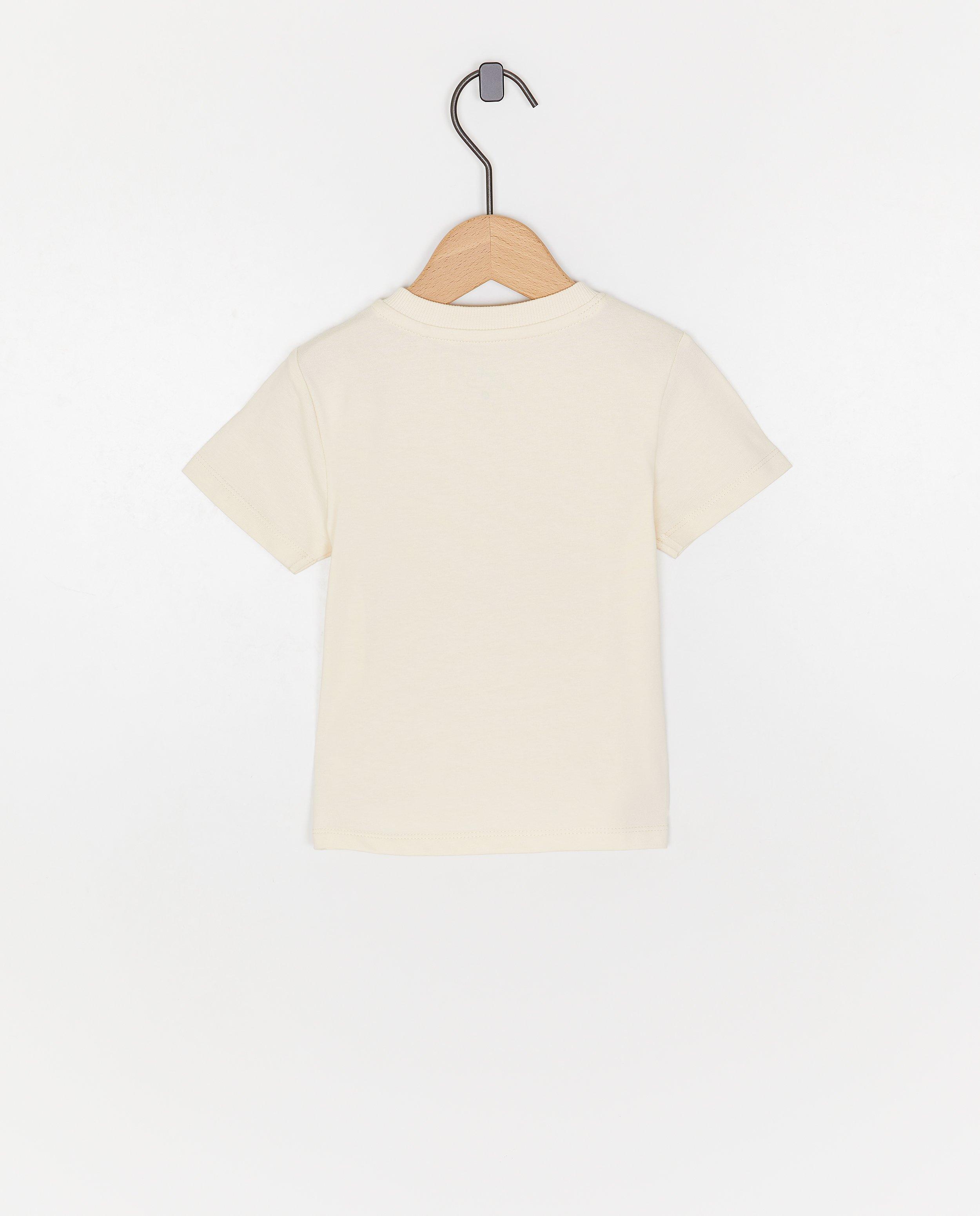 Bumba T-shirt med tryck Bumba, unisex vit