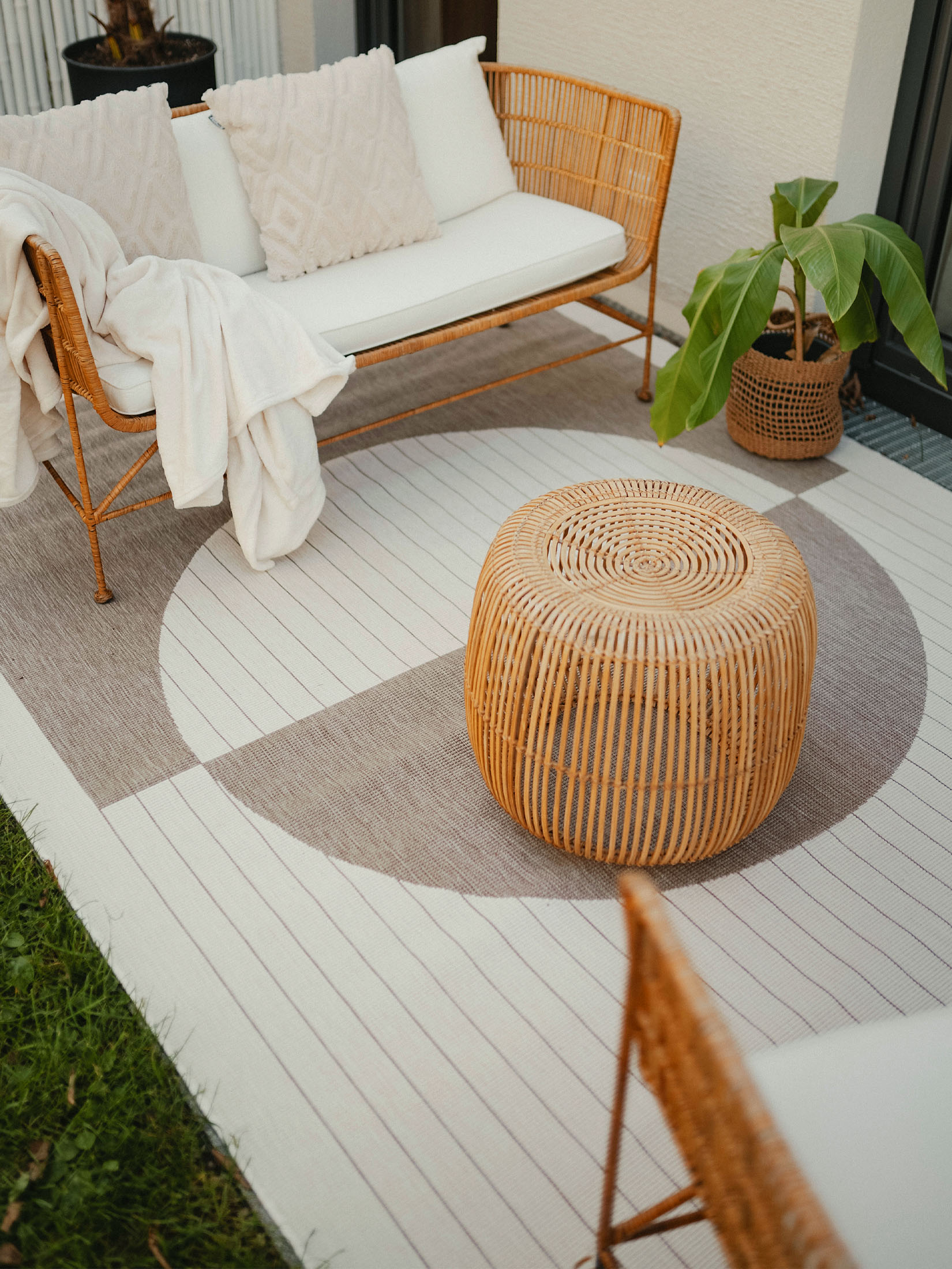 Vestero Outdoor-Teppich, Beige
