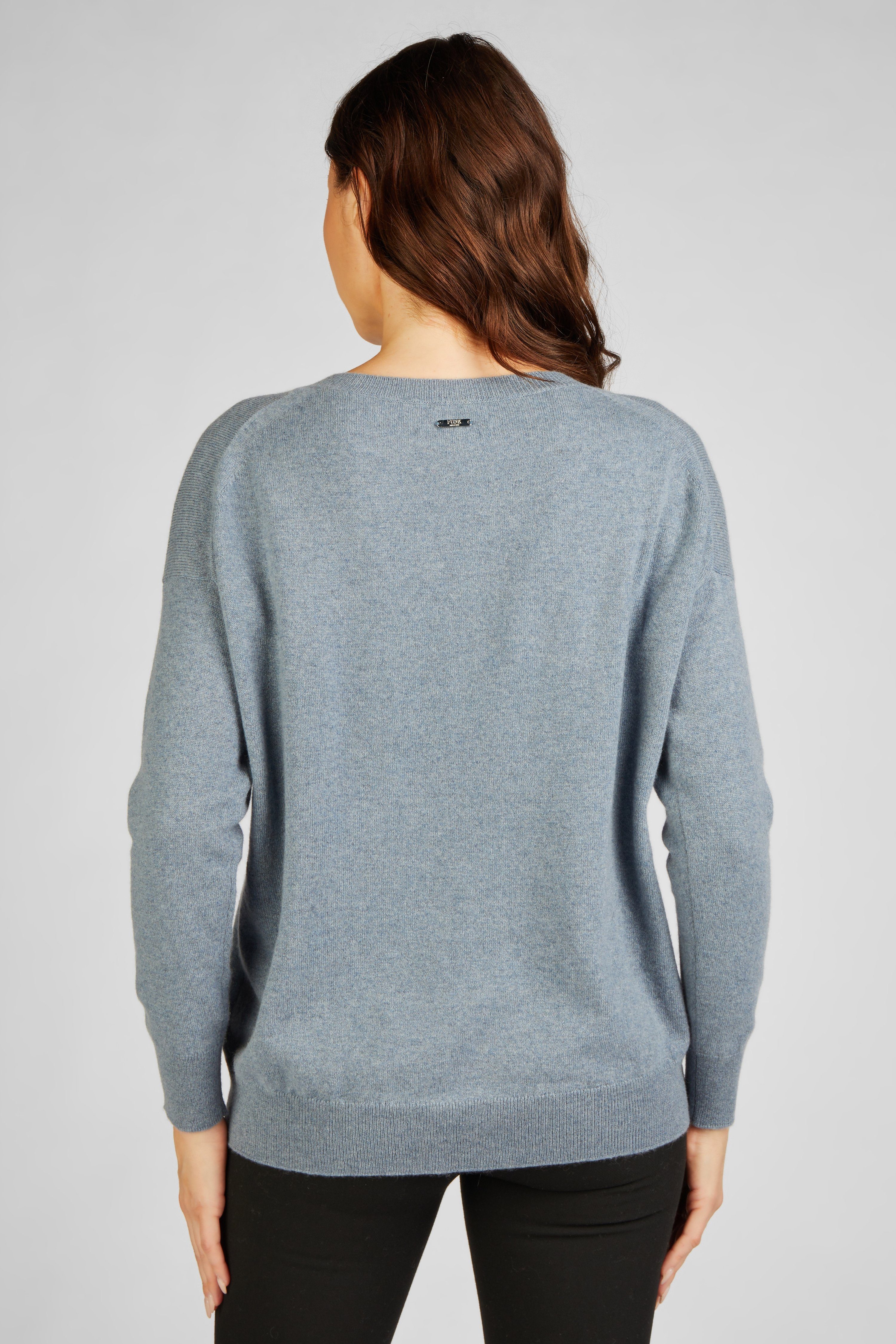 FUNK since 1776 Kaschmirpullover Modischer Rundhalspullover aus hochwertiger reiner Kaschmirqualität