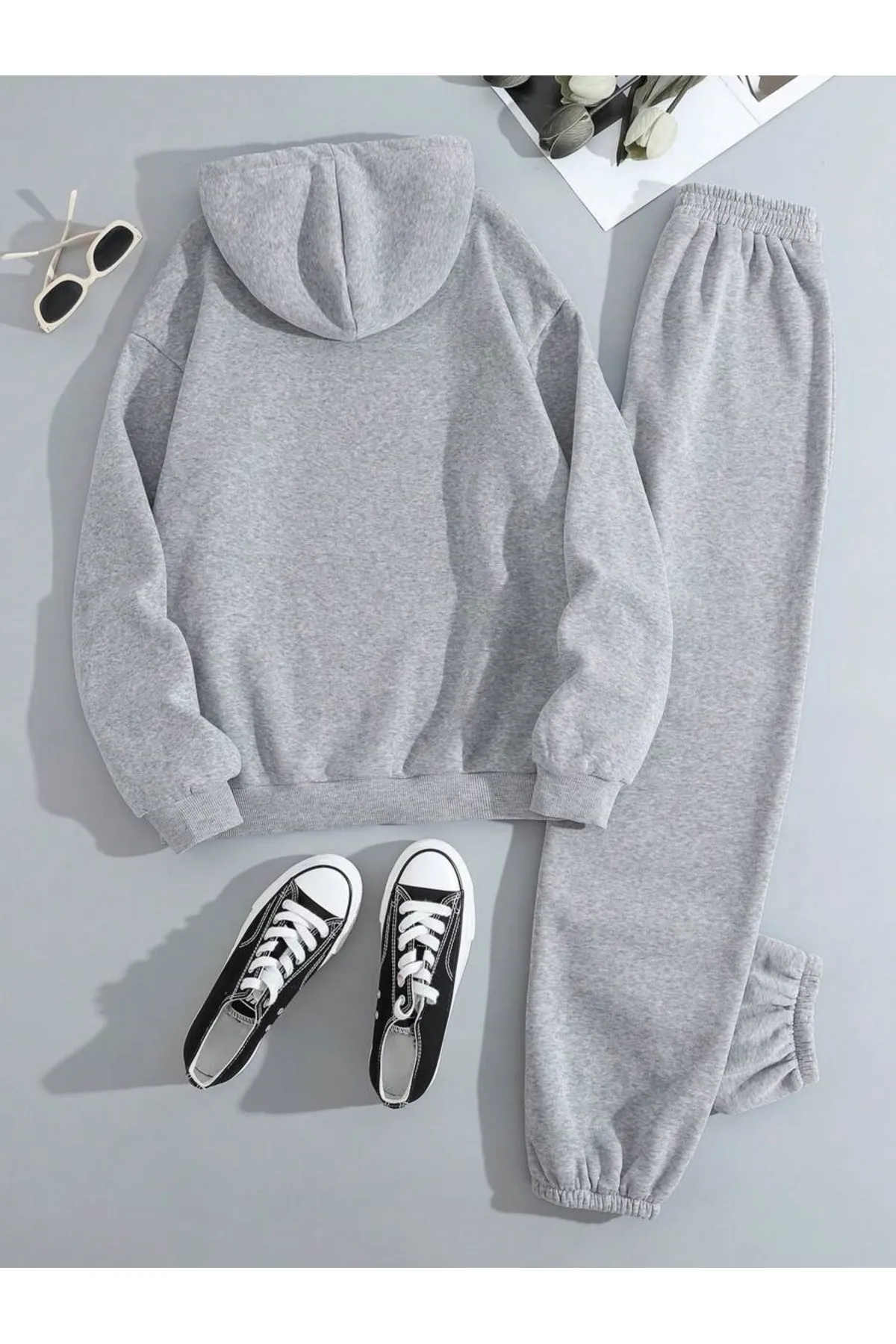 MOONBULL  Sport-Sweatsuit Set - Grau - Regular Fit