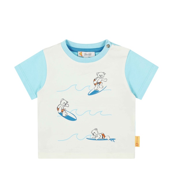 T-Shirt kurzarm, hellblau für Jungs