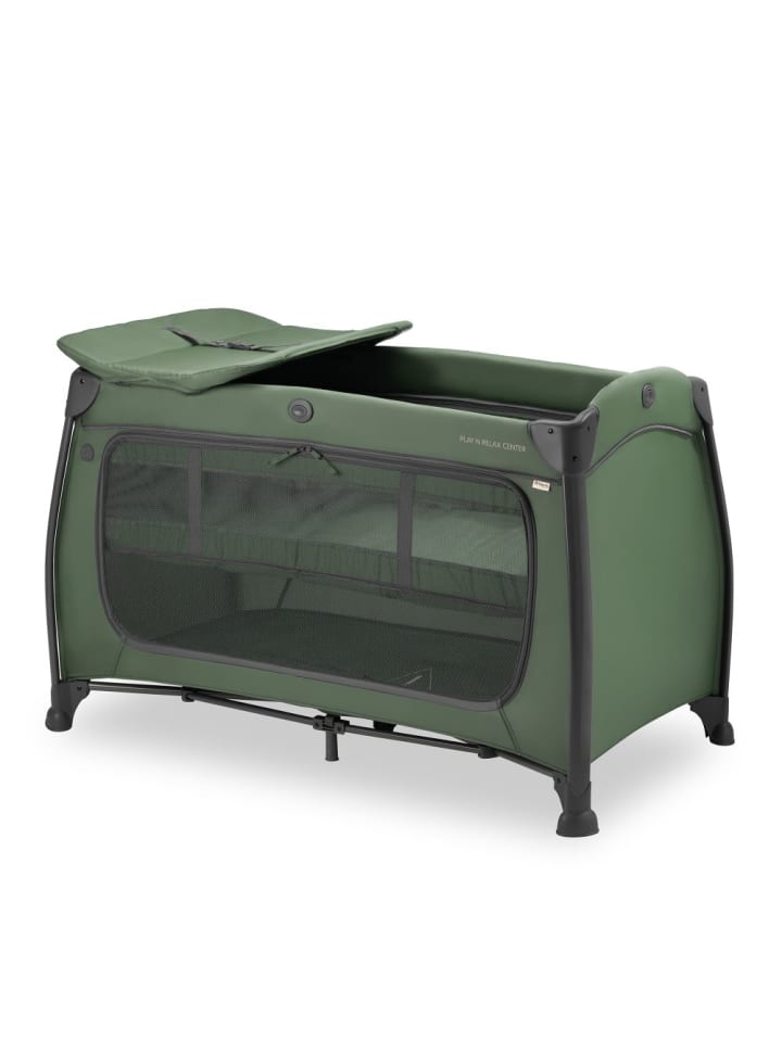 Hauck Reisebett Play N Relax Center mit Wickelauflage, höhenverstellbar in gruen günstig kaufen onesize