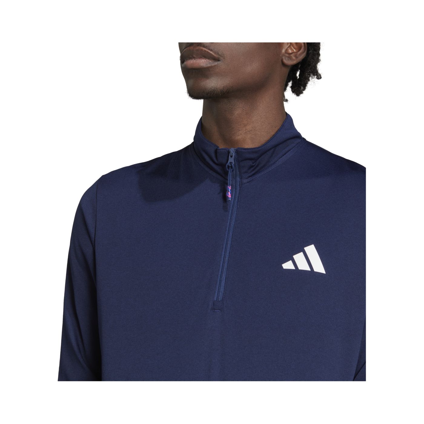 adidas Seasonal HalfZip Sweatshirt Blau Weiss