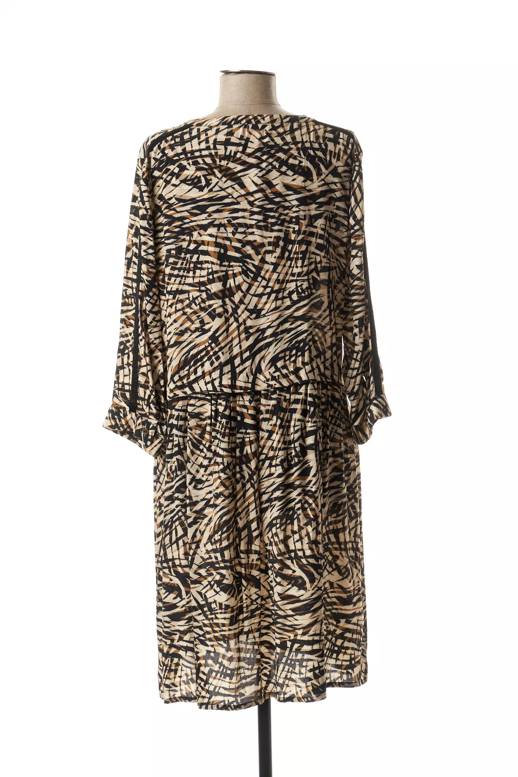 Julie Guerlande Robes Mi Longues Femme couleur marron